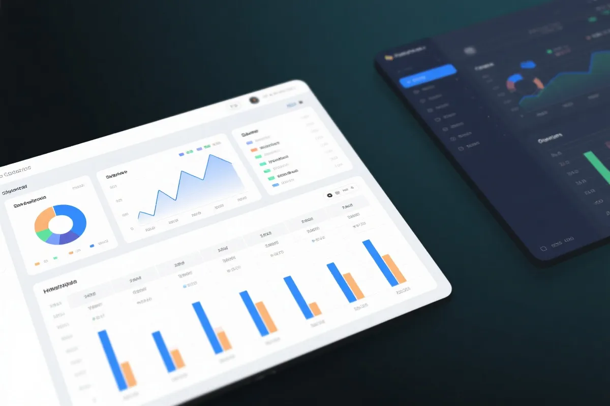 数据工具与走势图示意图